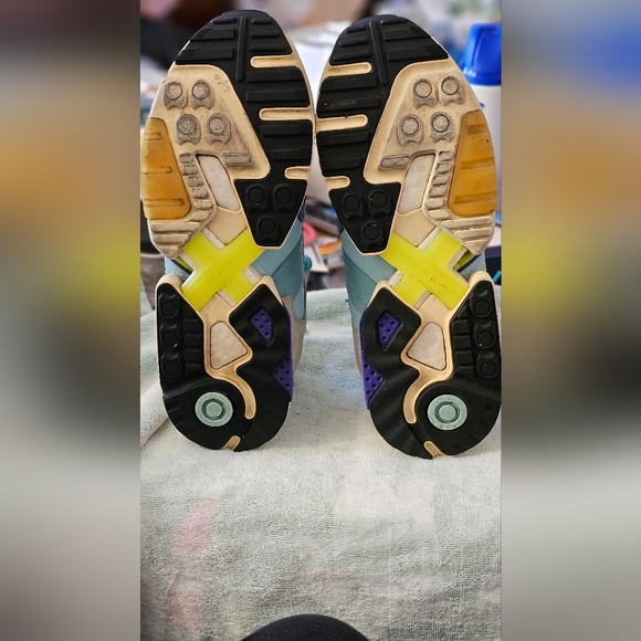 Adidas Sneakers Adidas ZC Torsion Boost Clear Aqua Sneakers Men's Size 13 - Picture 6 of 8